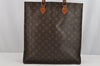 Authentic Louis Vuitton Monogram Sac Plat Hand Tote Bag Old Model LV Junk 9659J