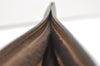 Authentic GUCCI Web Sherry Line Clutch Hand Bag Purse GG PVC Leather Brown 9661I