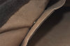 Authentic GUCCI Web Sherry Line Clutch Hand Bag Purse GG PVC Leather Brown 9661I