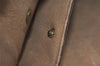 Authentic GUCCI Web Sherry Line Clutch Hand Bag Purse GG PVC Leather Brown 9661I