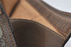 Authentic GUCCI Web Sherry Line Clutch Hand Bag Purse GG PVC Leather Brown 9661I