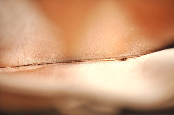 Authentic GUCCI Chain Shoulder Cross Bag Purse Cotton Leather Black 9662I