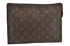 Auth Louis Vuitton Monogram Poche Toilette 26 Cosmetics Pouch Old Model LV 9662J