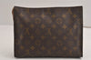 Auth Louis Vuitton Monogram Poche Toilette 26 Cosmetics Pouch Old Model LV 9662J