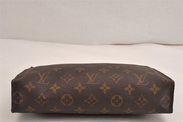 Auth Louis Vuitton Monogram Poche Toilette 26 Cosmetics Pouch Old Model LV 9662J