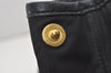 Authentic PRADA Nylon Tessuto Leather 2Way Hand Tote Bag Purse Black 9663I