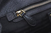 Authentic PRADA Nylon Tessuto Leather 2Way Hand Tote Bag Purse Black 9663I