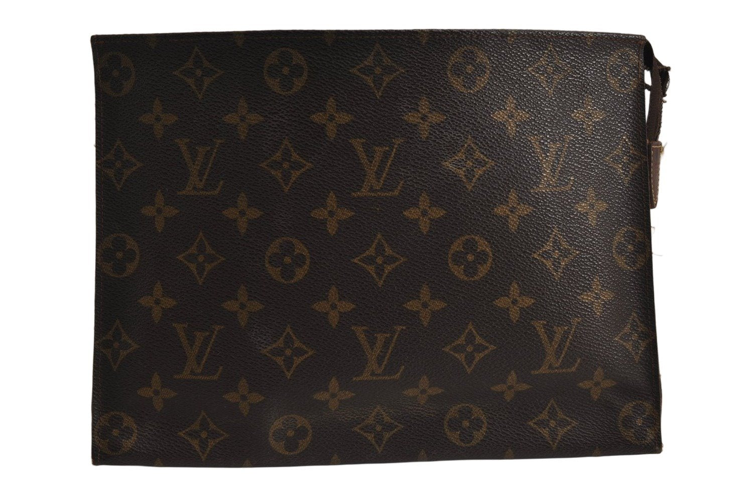 Authentic Louis Vuitton Monogram Poche Toilette 26 Pouch Old Model LV Junk 9663J