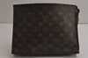 Authentic Louis Vuitton Monogram Poche Toilette 26 Pouch Old Model LV Junk 9663J