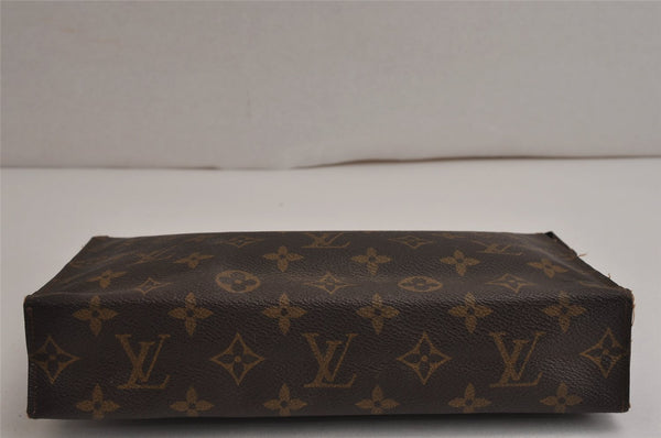 Authentic Louis Vuitton Monogram Poche Toilette 26 Pouch Old Model LV Junk 9663J