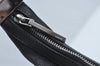 Authentic GUCCI Web Sherry Line Shoulder Bag Canvas Leather 01233 Black 9664I