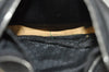 Authentic GUCCI Web Sherry Line Shoulder Bag Canvas Leather 01233 Black 9664I