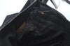 Authentic GUCCI Web Sherry Line Shoulder Bag Canvas Leather 01233 Black 9664I