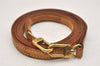 Authentic Louis Vuitton Leather Shoulder Strap Beige 48.8" LV 9664J