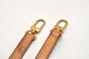 Authentic Louis Vuitton Leather Shoulder Strap Beige 48.8" LV 9664J