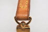 Authentic Louis Vuitton Leather Shoulder Strap Beige 48.8" LV 9664J