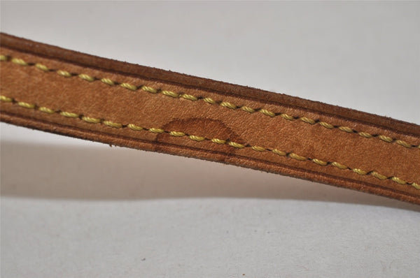 Authentic Louis Vuitton Leather Shoulder Strap Beige 48.8" LV 9664J