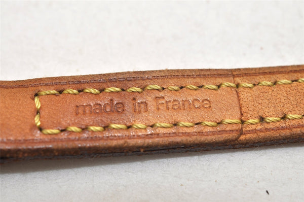Authentic Louis Vuitton Leather Shoulder Strap Beige 48.8" LV 9664J