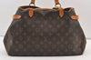 Auth Louis Vuitton Monogram Batignolles Horizontal Tote Bag M51154 Junk 9665J
