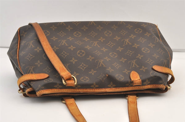 Auth Louis Vuitton Monogram Batignolles Horizontal Tote Bag M51154 Junk 9665J