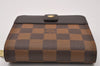 Authentic Louis Vuitton Damier Compact Zip Bifold Wallet Purse N61668 LV 9666I