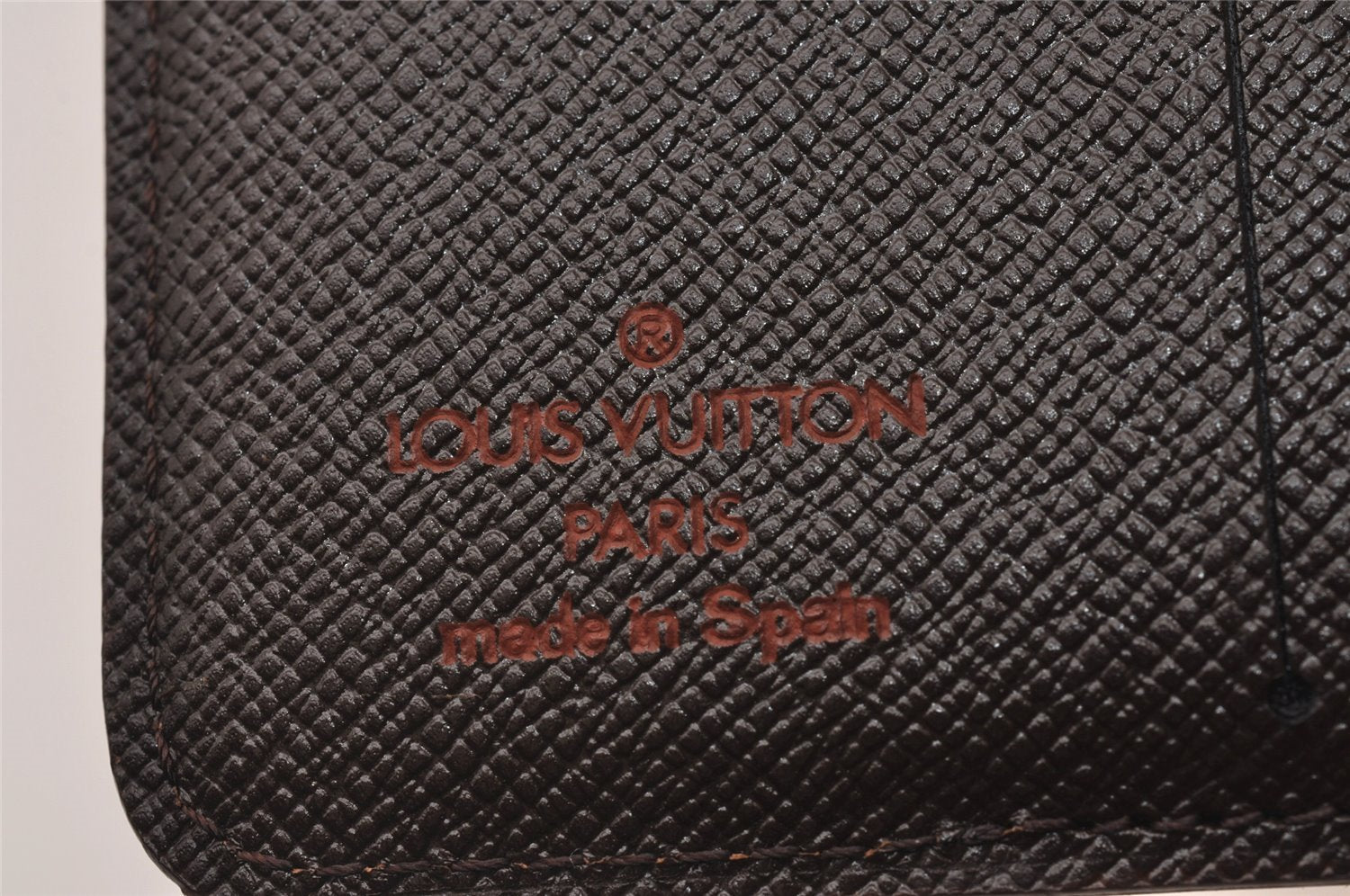 Authentic Louis Vuitton Damier Compact Zip Bifold Wallet Purse N61668 LV 9666I