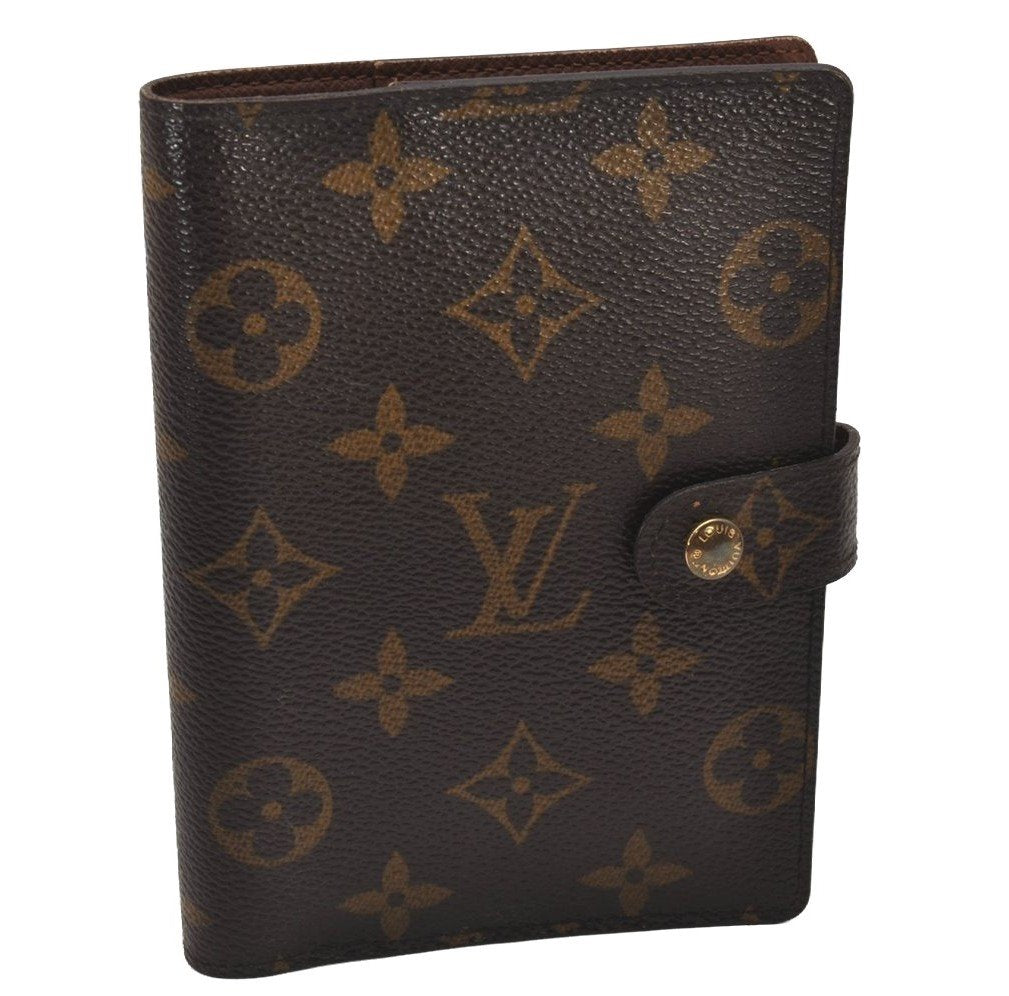 Authentic Louis Vuitton Monogram Agenda PM Notebook Cover R20005 LV 9667I