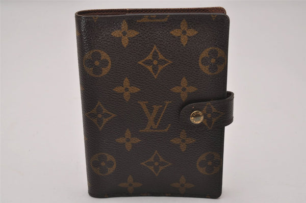 Authentic Louis Vuitton Monogram Agenda PM Notebook Cover R20005 LV 9667I