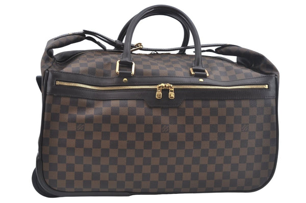 Authentic Louis Vuitton Damier Eole 50 Travel Bag Carry Case N23205 LV 9668I