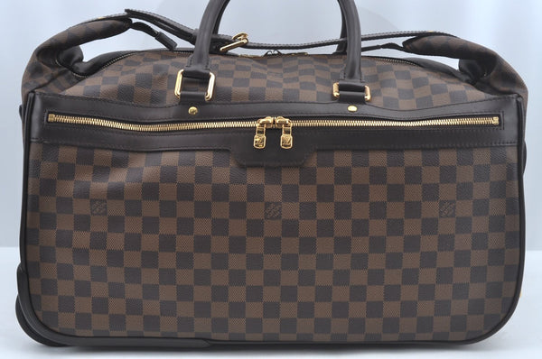 Authentic Louis Vuitton Damier Eole 50 Travel Bag Carry Case N23205 LV 9668I