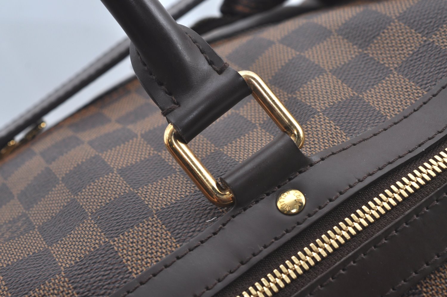 Authentic Louis Vuitton Damier Eole 50 Travel Bag Carry Case N23205 LV 9668I
