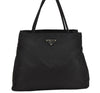 Authentic PRADA Vintage Nylon Tessuto Hand Bag Purse Black 9669I