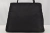 Authentic PRADA Vintage Nylon Tessuto Hand Bag Purse Black 9669I