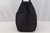 Authentic PRADA Vintage Nylon Tessuto Hand Bag Purse Black 9669I