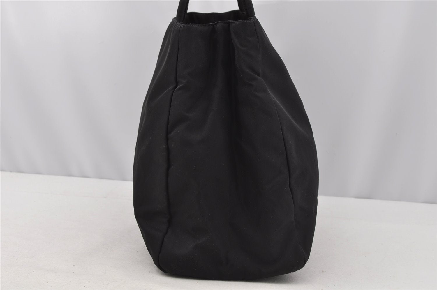 Authentic PRADA Vintage Nylon Tessuto Hand Bag Purse Black 9669I