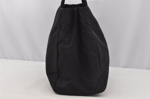 Authentic PRADA Vintage Nylon Tessuto Hand Bag Purse Black 9669I