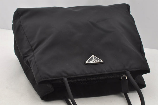 Authentic PRADA Vintage Nylon Tessuto Hand Bag Purse Black 9669I