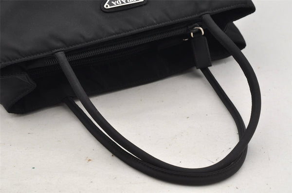 Authentic PRADA Vintage Nylon Tessuto Hand Bag Purse Black 9669I