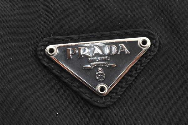 Authentic PRADA Vintage Nylon Tessuto Hand Bag Purse Black 9669I