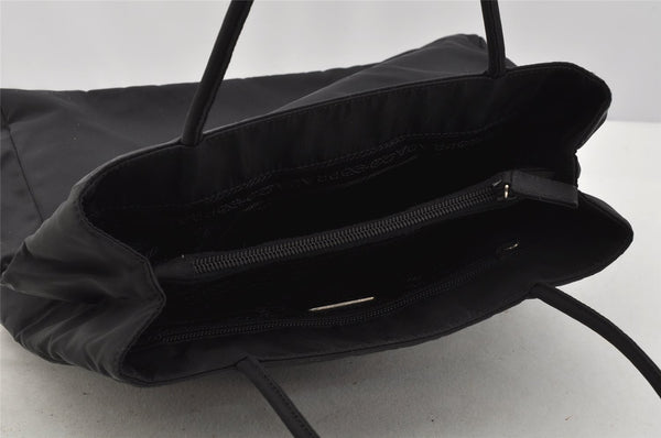 Authentic PRADA Vintage Nylon Tessuto Hand Bag Purse Black 9669I