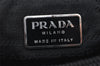 Authentic PRADA Vintage Nylon Tessuto Hand Bag Purse Black 9669I