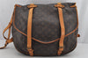 Authentic Louis Vuitton Monogram Saumur 43 Shoulder Cross Bag M42252 Junk 9669J