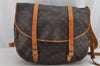 Authentic Louis Vuitton Monogram Saumur 43 Shoulder Cross Bag M42252 Junk 9669J