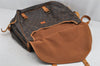 Authentic Louis Vuitton Monogram Saumur 43 Shoulder Cross Bag M42252 Junk 9669J