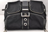 Authentic PRADA Nylon Tessuto Leather Shoulder Cross Body Bag VA0768 Black 9671I