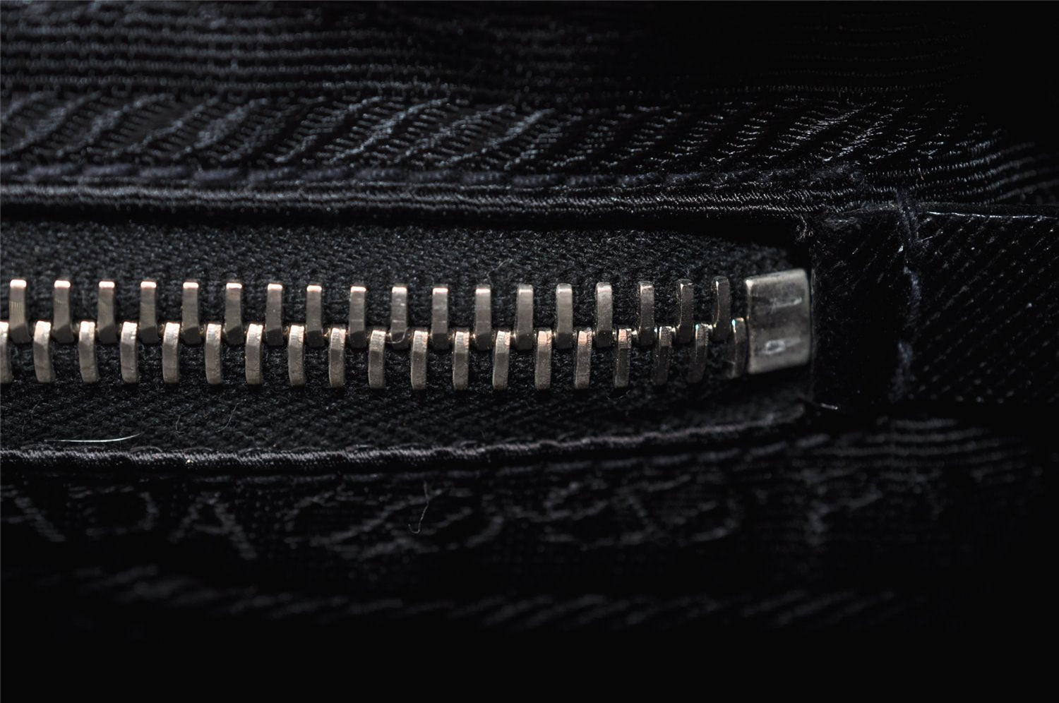 Authentic PRADA Nylon Tessuto Leather Shoulder Cross Body Bag VA0768 Black 9671I