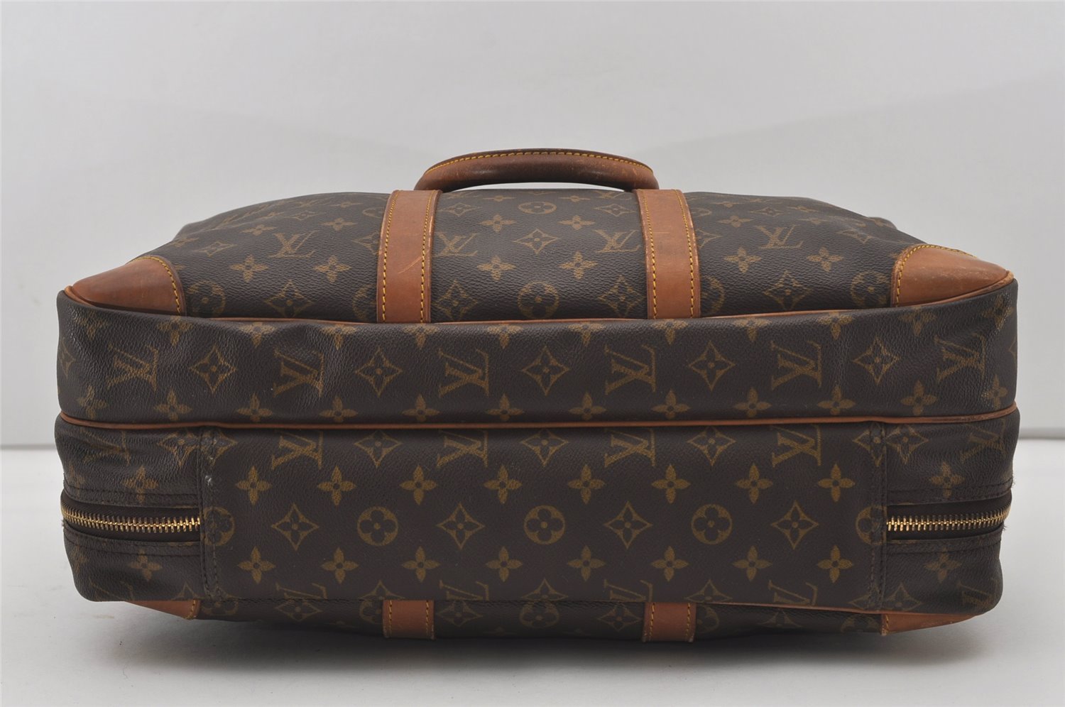 Authentic Louis Vuitton Monogram Sirius 45 Travel Boston Bag 2compartments 9672I