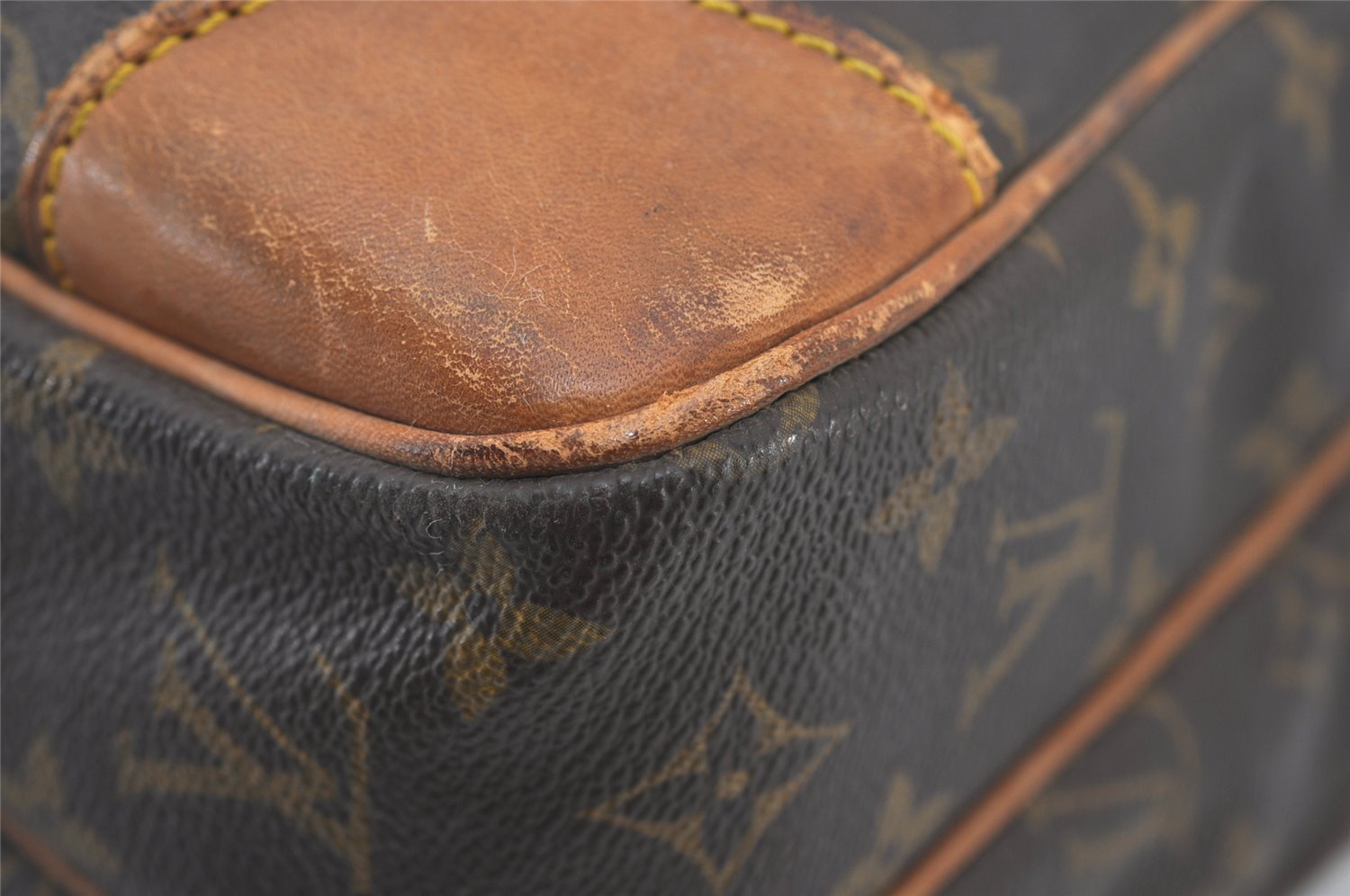 Authentic Louis Vuitton Monogram Sirius 45 Travel Boston Bag 2compartments 9672I