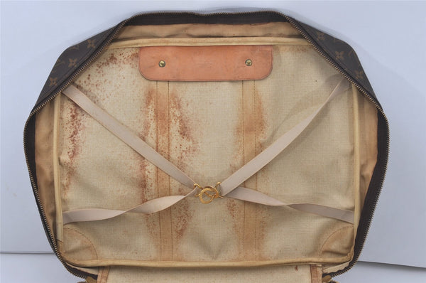 Authentic Louis Vuitton Monogram Sirius 45 Travel Boston Bag 2compartments 9672I