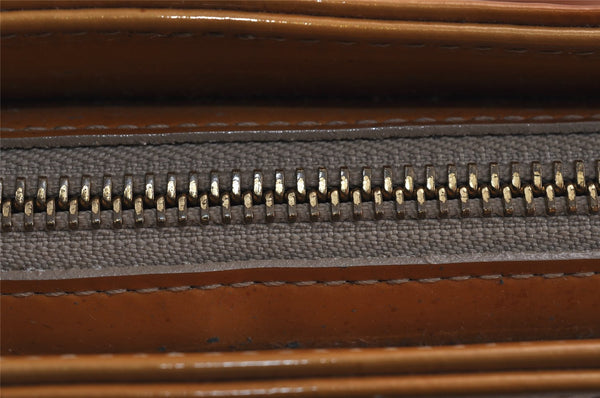 Authentic Louis Vuitton Vernis Houston Shoulder Hand Bag Yellow M91004 LV 9672J